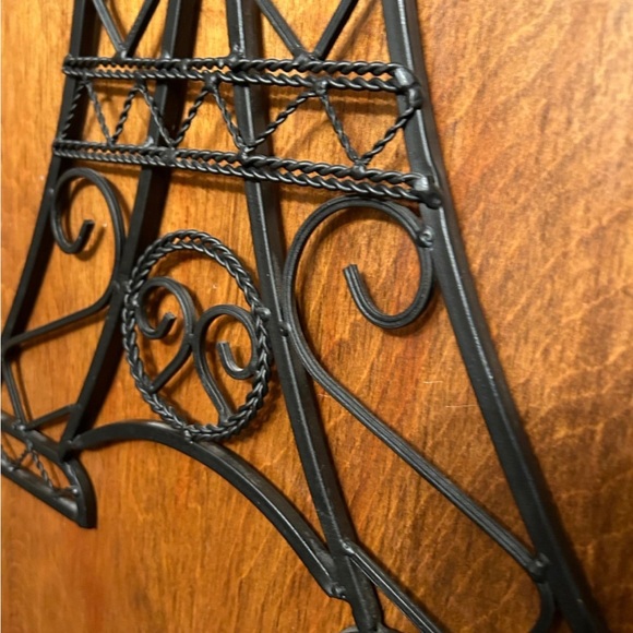 Paris Eiffel Tower - large wall decor - approx 30" tall - black wrought … - Picture 3 of 6